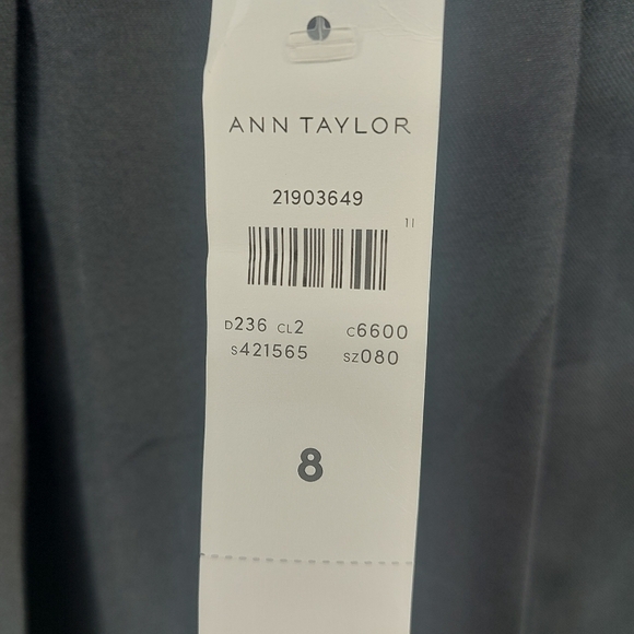 Ann Taylor Black Pleaded Mini Skirt Size 8 - Picture 4 of 7